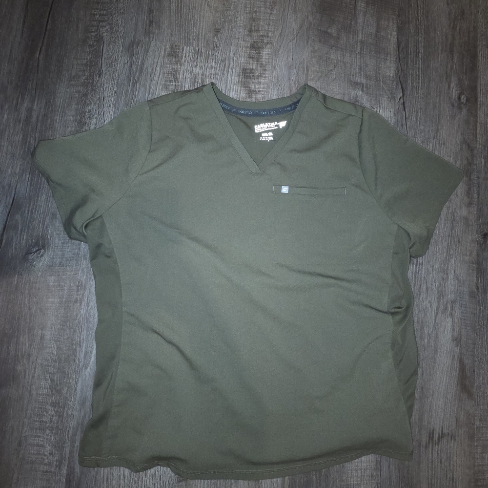 Fabletics Olive Green Vital Flex Scrub XXL / 1X
